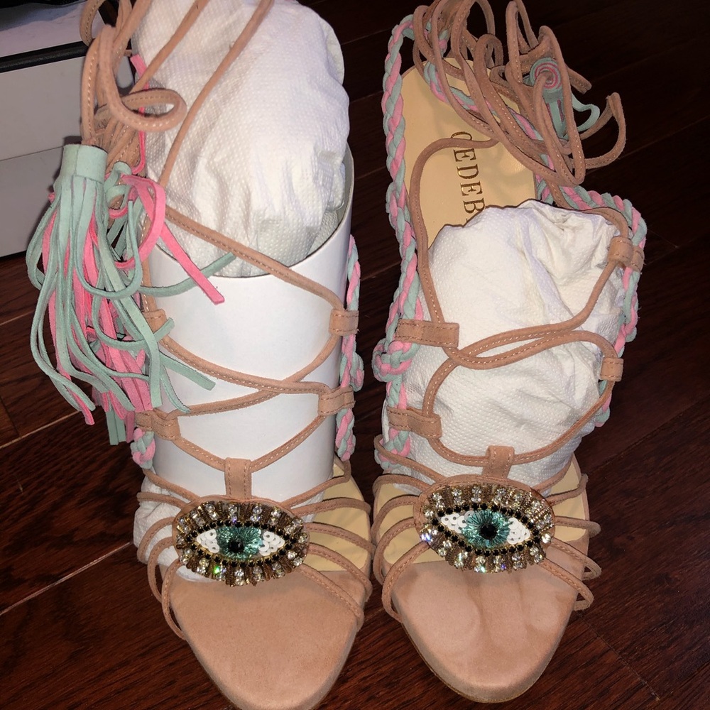 Gedebe Unique Strappy Heels